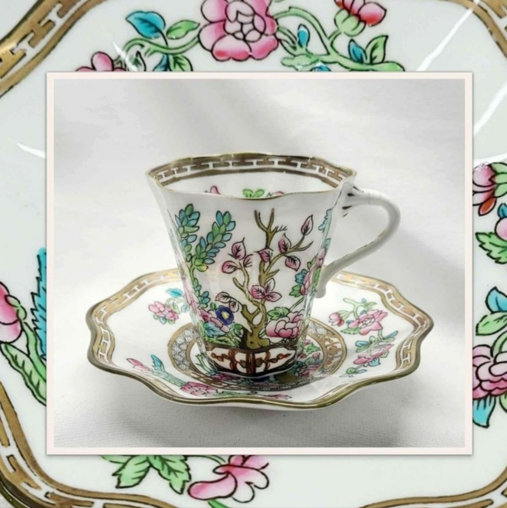 1920s Coalport Indian Tree Teacup